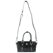 Vivienne Westwood Bandolera Bettina Emboss Croc Mini - Negro