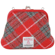 Vivienne Westwood Harris Tweed Tartan Vivienne Clutch Bag - Red