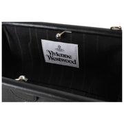 Vivienne Westwood Bolso Jane De Piel Flexible Con Marco - Negro