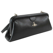 Vivienne Westwood Bolso Jane De Piel Flexible Con Marco - Negro