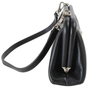 Vivienne Westwood Bolso Jane De Piel Flexible Con Marco - Negro