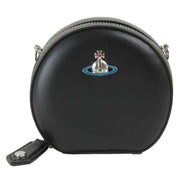 Vivienne Westwood Nappa Mini Round Crossbody Bag - Black