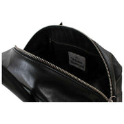 Vivienne Westwood Bolso de viaje pequeño Shirley de cuero flexible - Negro