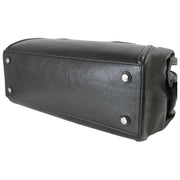 Vivienne Westwood Bolso de viaje pequeño Shirley de cuero flexible - Negro