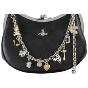 Vivienne Westwood Bolso De Mano De Cuero Flexible Con Monedero - Negro