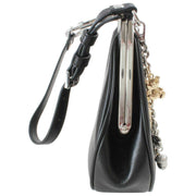 Vivienne Westwood Bolso De Mano De Cuero Flexible Con Monedero - Negro