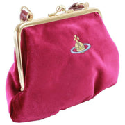 Vivienne Westwood Velvet Granny Frame Purse - Purple