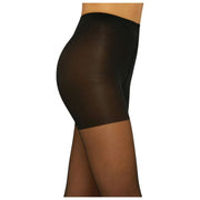 Medias superiores de control Wolford Individual Ultra Sheer 10 Denier - Negro