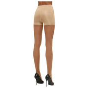 Medias superiores de control Wolford Individual Ultra Sheer 10 Denier - Gobi Beige