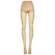 Medias superiores de control Wolford Individual Ultra Sheer 10 Denier - Gobi Beige