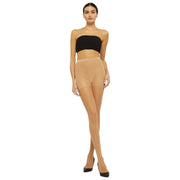 Medias con sujeción para piernas Wolford Miss W 30 Denier - Gobi Beige