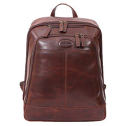 Ashwood Leather Laptop Business Rucksack - Brown