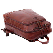 Ashwood Leather Laptop Business Rucksack - Brown