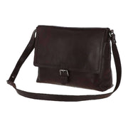 Ashwood Leather Windmere Large Messenger Bag - Brown