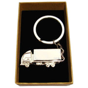 Bassin and Brown Truck Key Ring - Silver