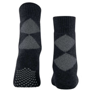 Burlington Cosy Argyle Socks - Black