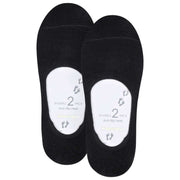 Burlington Everyday Invisible 2 Pack Socks - Black