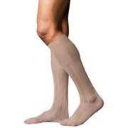 Falke No3 Finest Camel and Silk Knee High Socks - Nutmeg Brown