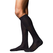 Falke No6 Finest Merino and Silk Knee High Socks - Black