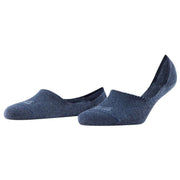 Falke Step High Cut No Show Socks - Navy Mel