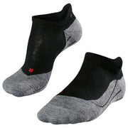 Falke Trekking 5 Invisible No Show Socks - Black Mix