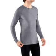 Falke Wool-Tech Light Regular Fit Long Sleeve Shirt - Heather Grey