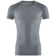 Falke Wool-Tech Light Regular Fit Short Sleeve Shirt - Heather Grey