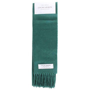 Locharron of Scotland Plain Lambswool Scarf - Bottle Green