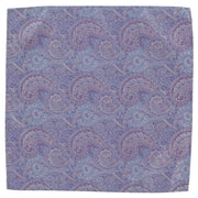 Michelsons of London Elegant Paisley Tie and Pocket Square Set - Lilac