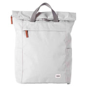 Roka Finchley A Large Sustainable Canvas Backpack - Mist Grey