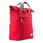 Roka Finchley A Medium Sustainable Canvas Backpack - Mars Red