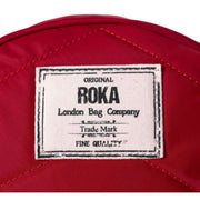 Roka Paddington B Small Sustainable Nylon Crossbody Bag - Cranberry Red